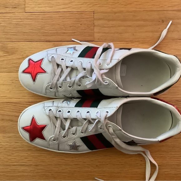 Gucci Ace Star Sneakers - Picture 2 of 11